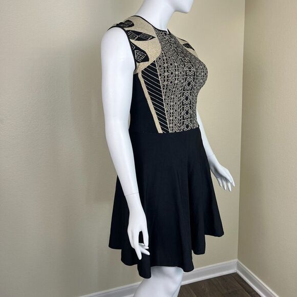 Ted Baker Women's Size L Jenkin Knitted Jacquard Skater Fit & Flare Mini Dress - Picture 10 of 17